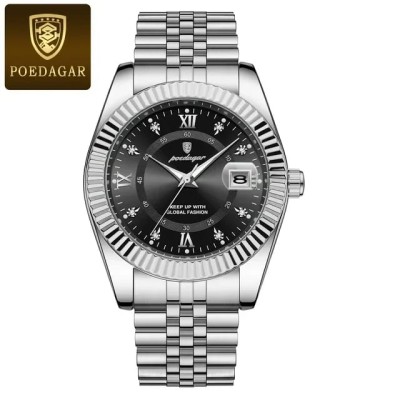 100% Original Waterproof Poedagar 910 Model Fashion Watch for Men.